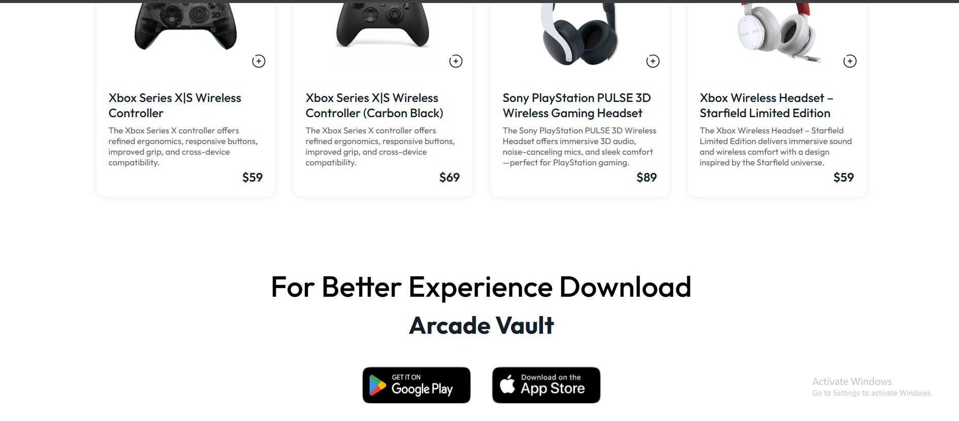 Arcade Vault — screen 3