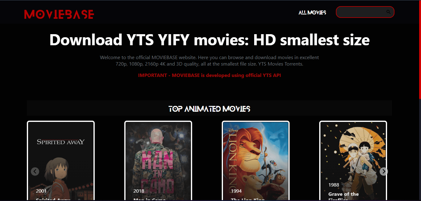 Moviebase — Home carousels