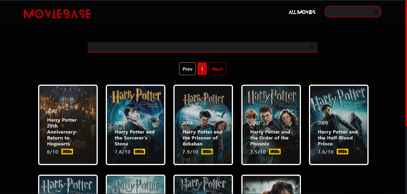 Moviebase — Search