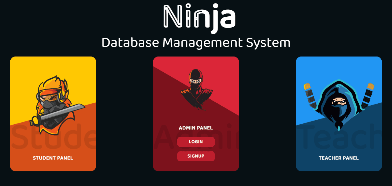 Shadow Sensei — Three role-based logins, one database